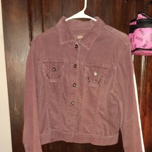 STAR Jeans Women's Corduroy Jacket - Purple